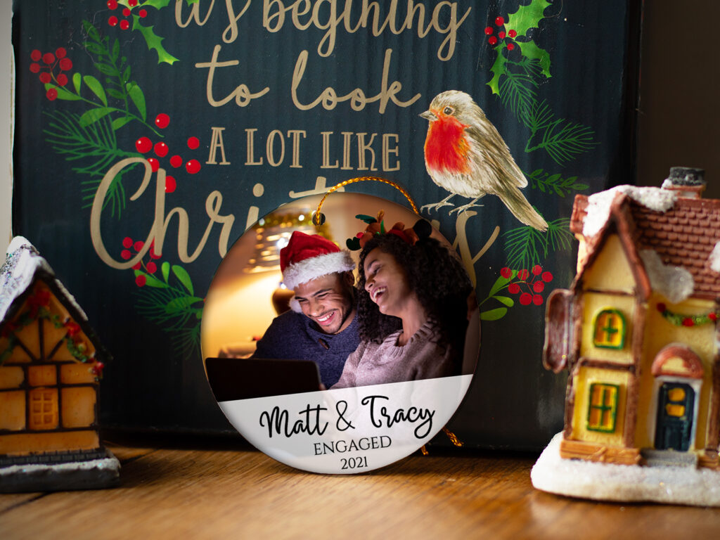 PERSONALIZED PHOTO ORNAMENTS