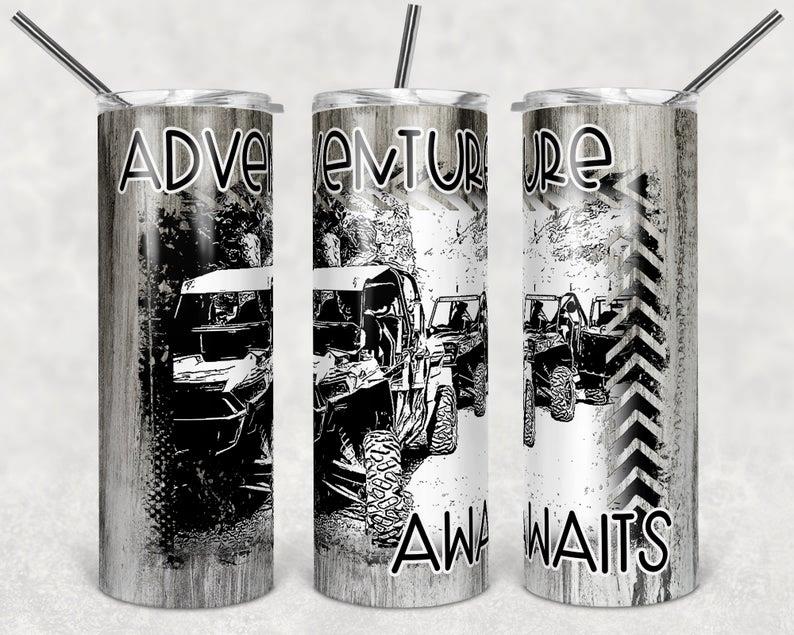 CAMPING/HUNTING?FISHING THEMED 20oz TUMBLER