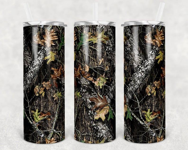 CAMPING/HUNTING?FISHING THEMED 20oz TUMBLER