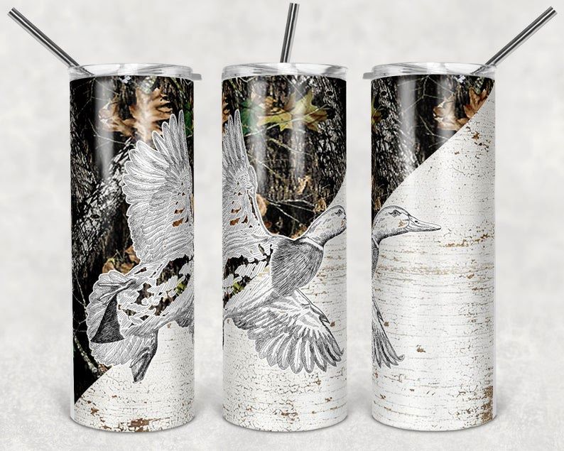 CAMPING/HUNTING?FISHING THEMED 20oz TUMBLER