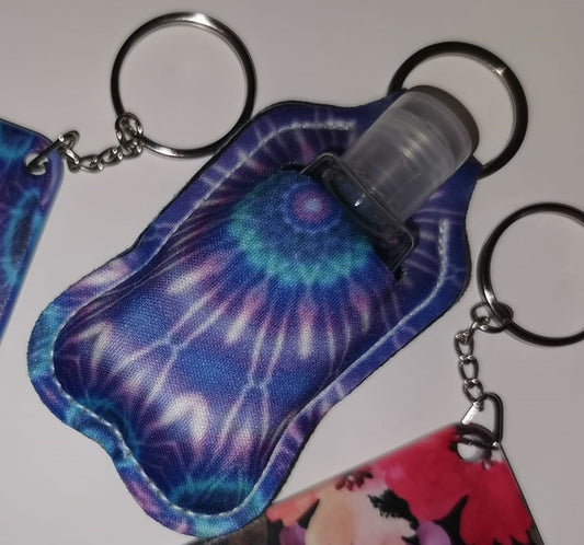 Sanitizer Holder with Empty Bottle Keychain