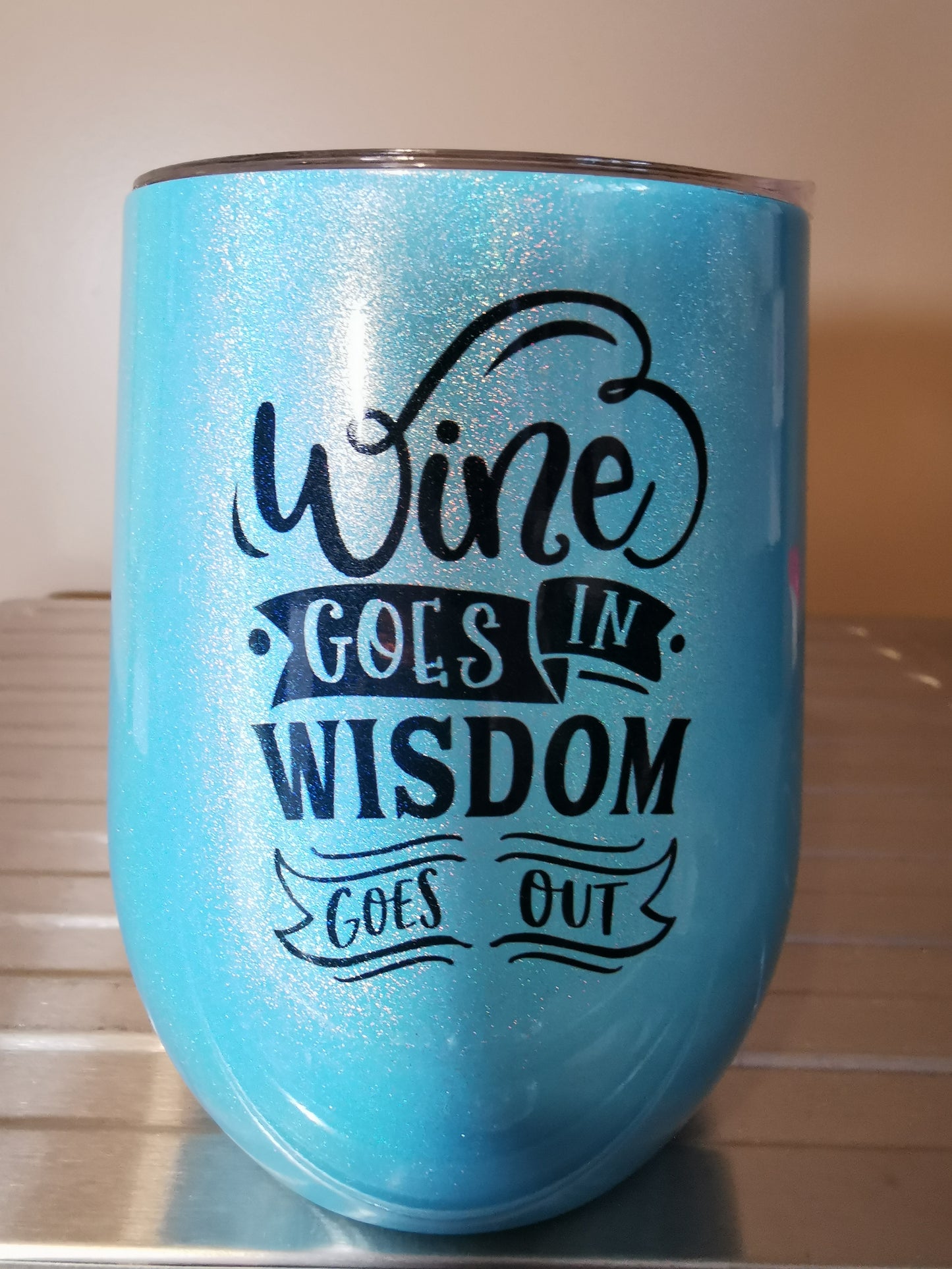 Wine goes in wisdom goes out