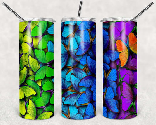 vibrant butterflies