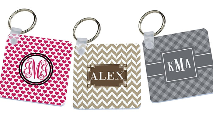 Square Key Chains