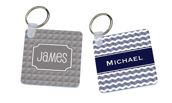 Square Key Chains