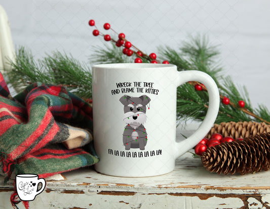 Grumpy Christmas Dog MUG