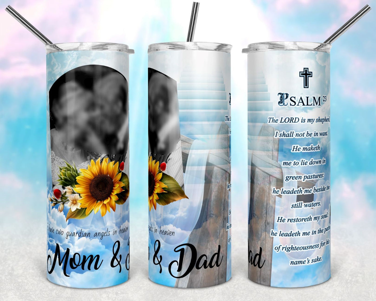 Add photo memorial tumblers