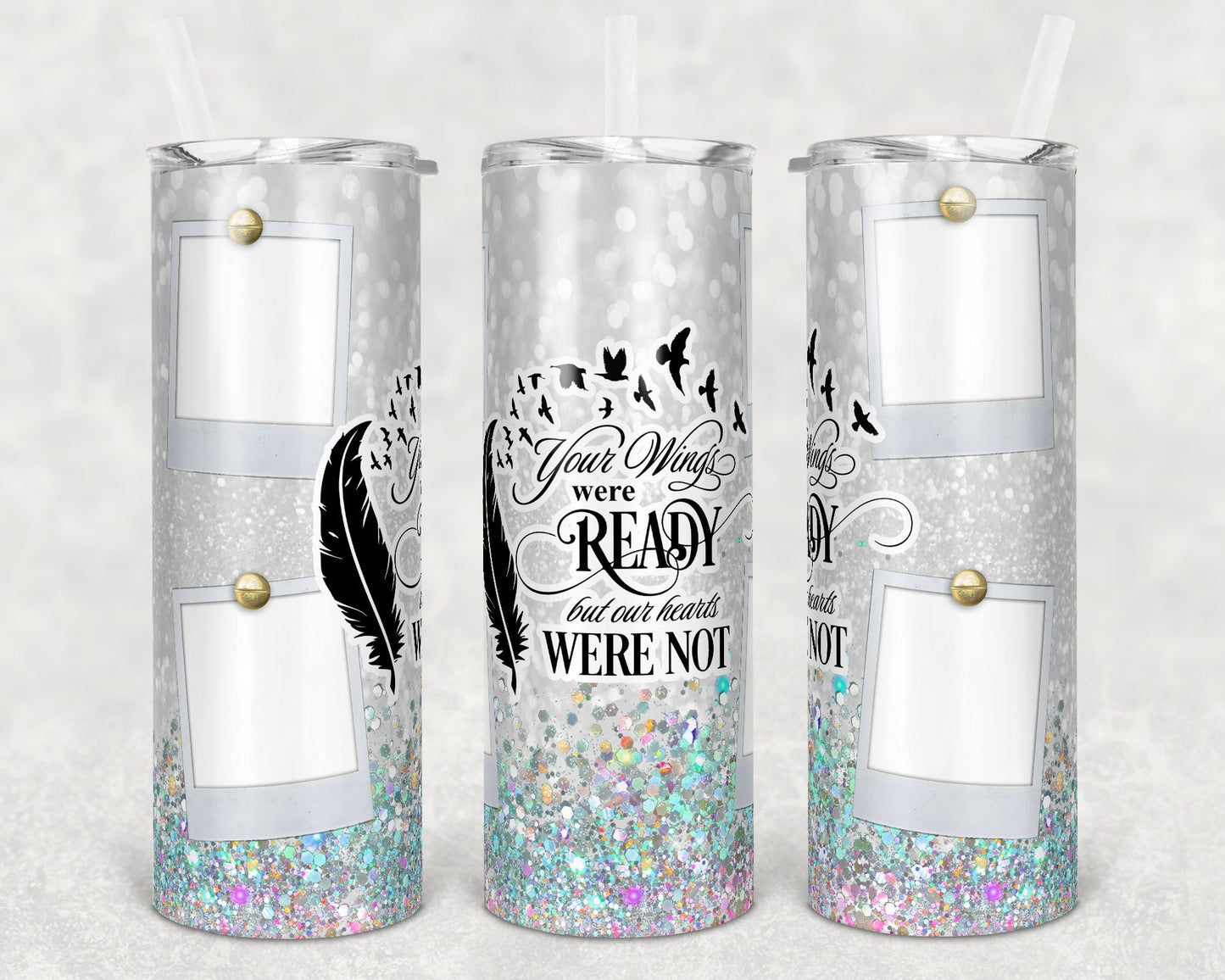 Add photo memorial tumblers