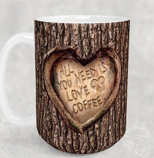 All I need is love and coffee mug