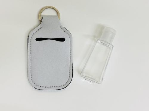 Sanitizer Holder with Empty Bottle Keychain